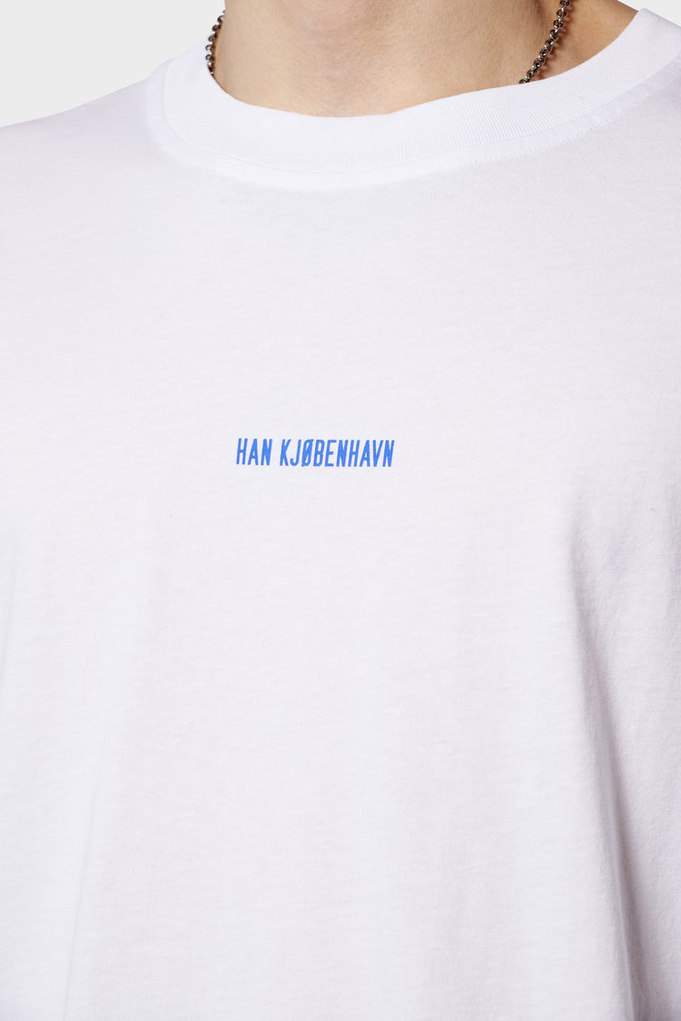 MONOGRAM OVERSIZED TEE white