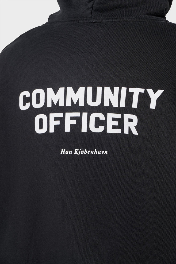 Bluza OFFICER PRINTED HOODIE czarna