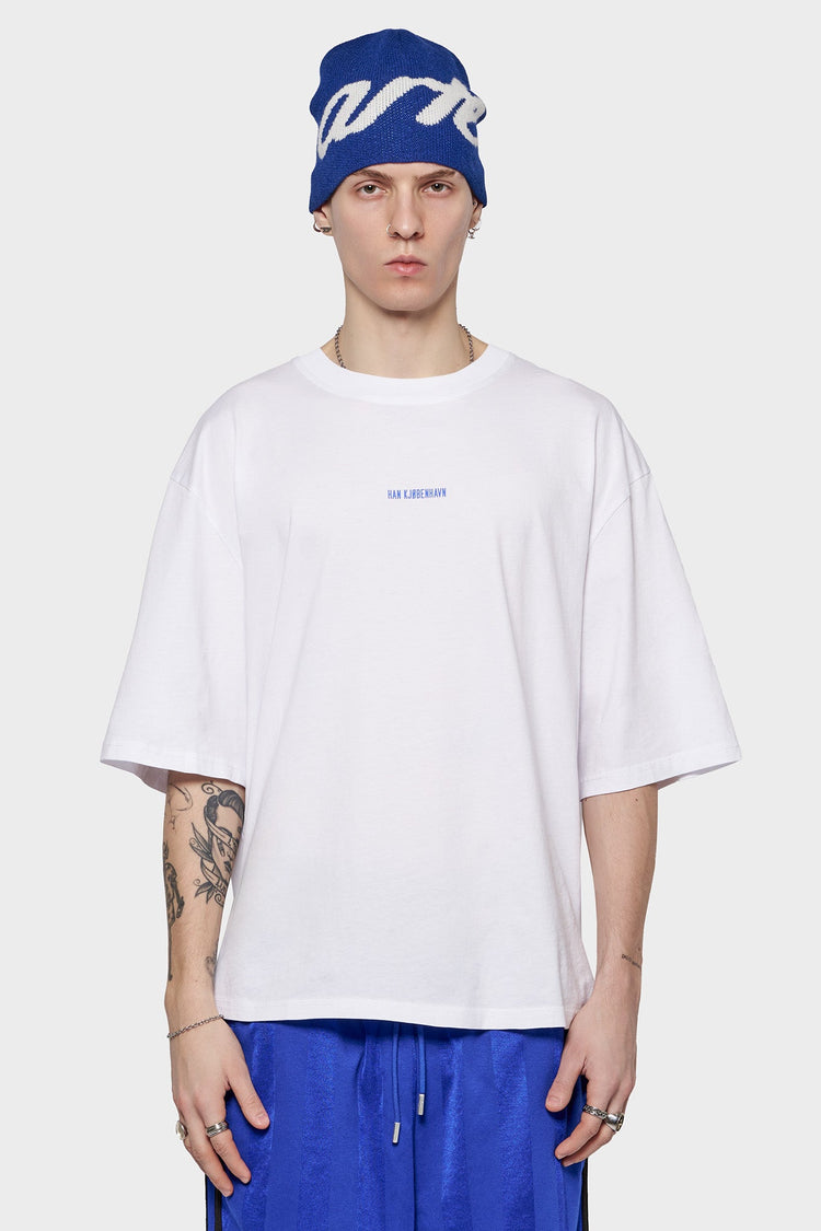 meskie#@Koszulka MONOGRAM OVERSIZED TEE biała