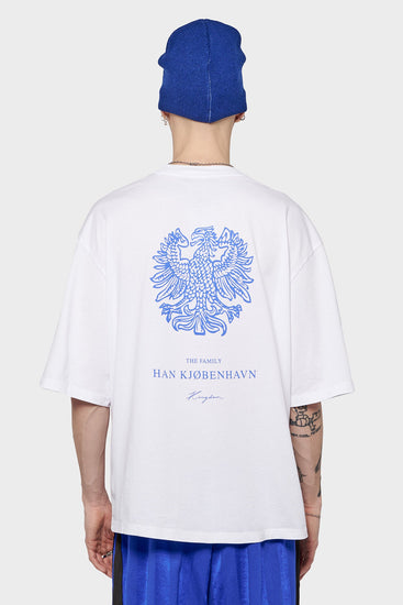 meskie#@Koszulka MONOGRAM OVERSIZED TEE biała