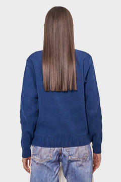 Sweter BIRD LOGO granatowy