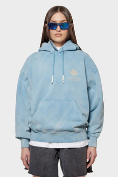 Bluza LOGO HOODIE SWEATER niebieska