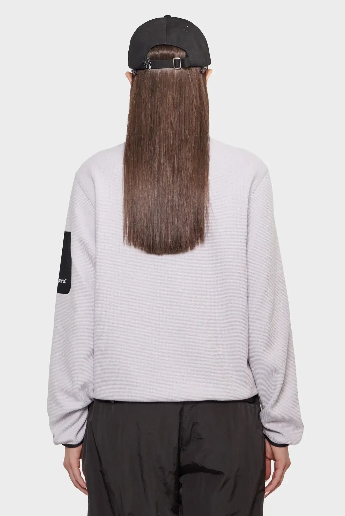 TOBA QUARTER ZIP sweatshirt gray