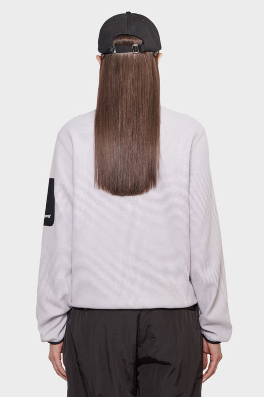 TOBA QUARTER ZIP sweatshirt gray