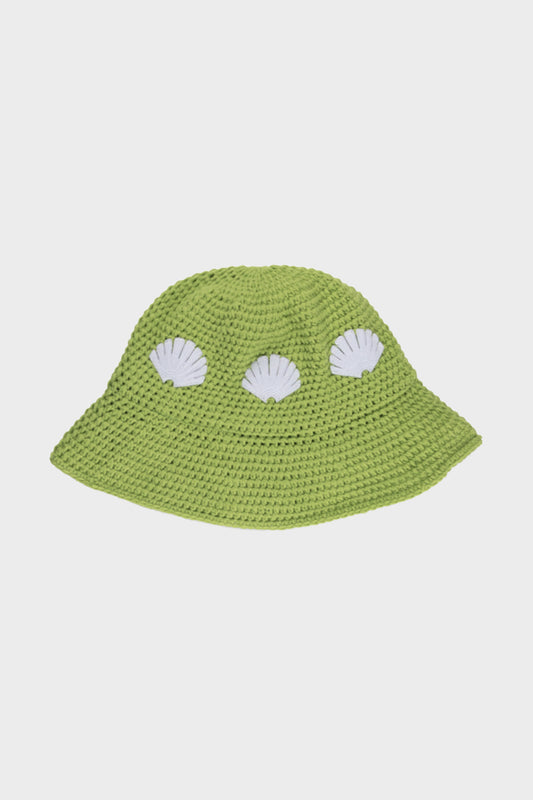 CROCHET HAT green