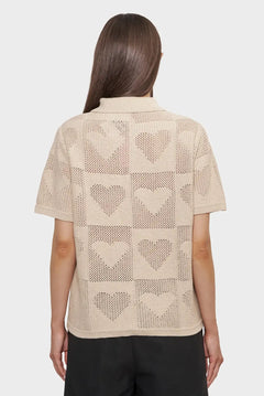 Sweter CUPID'S NET beżowy