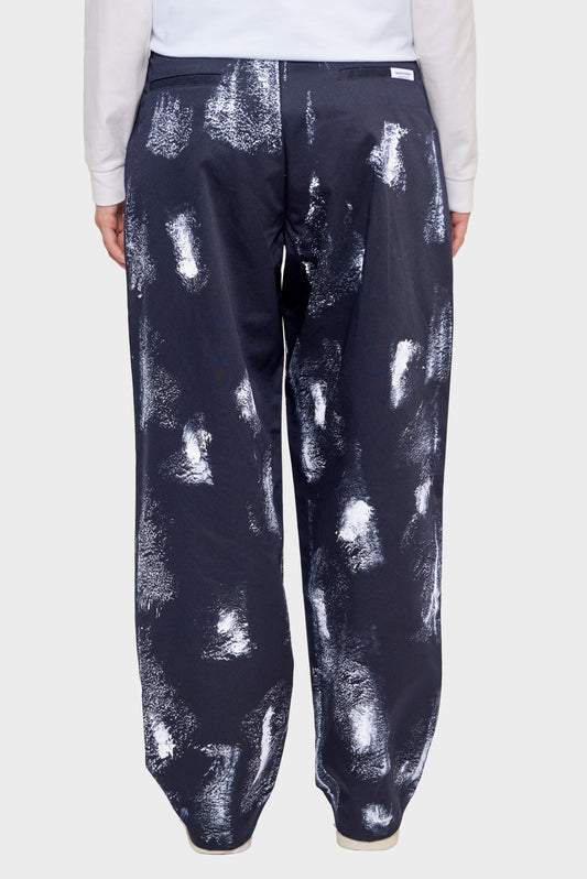 damskie#@Spodnie REWORKED TROUSER/PAINTED print