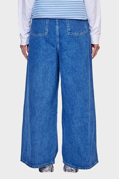 Spodnie EXTRA OVER PANTS niebieskie