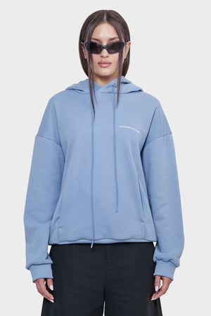 damskie#@Bluza HOODIE RIGHT niebieska