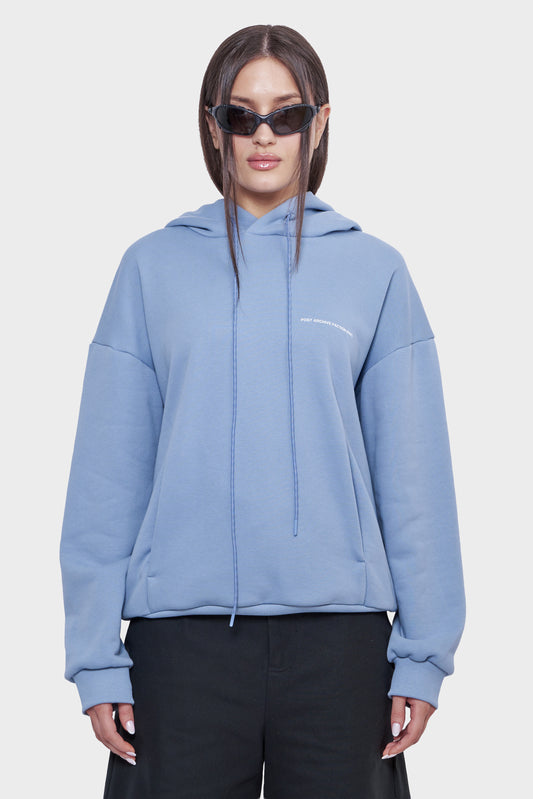 damskie#@Bluza HOODIE RIGHT niebieska