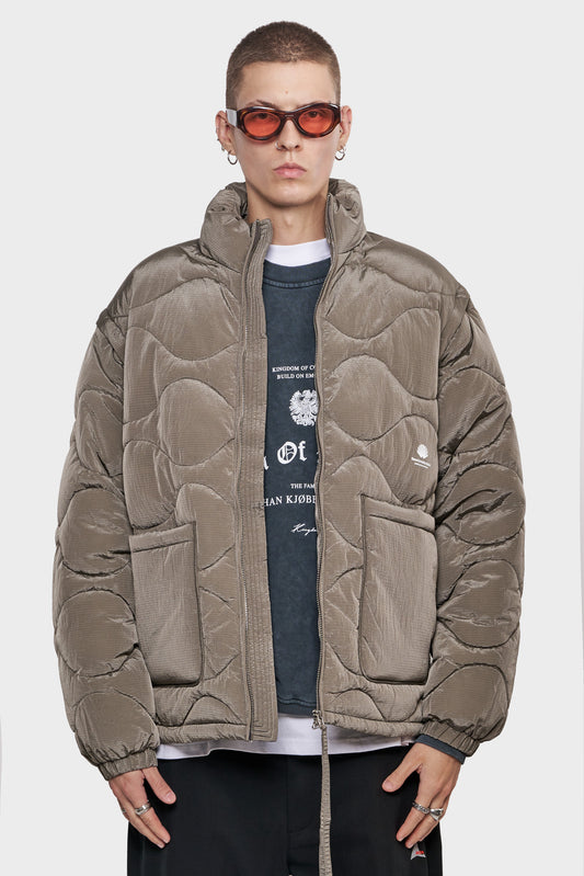 meskie#@Kurtka DETACHABLE JACKET brązowa