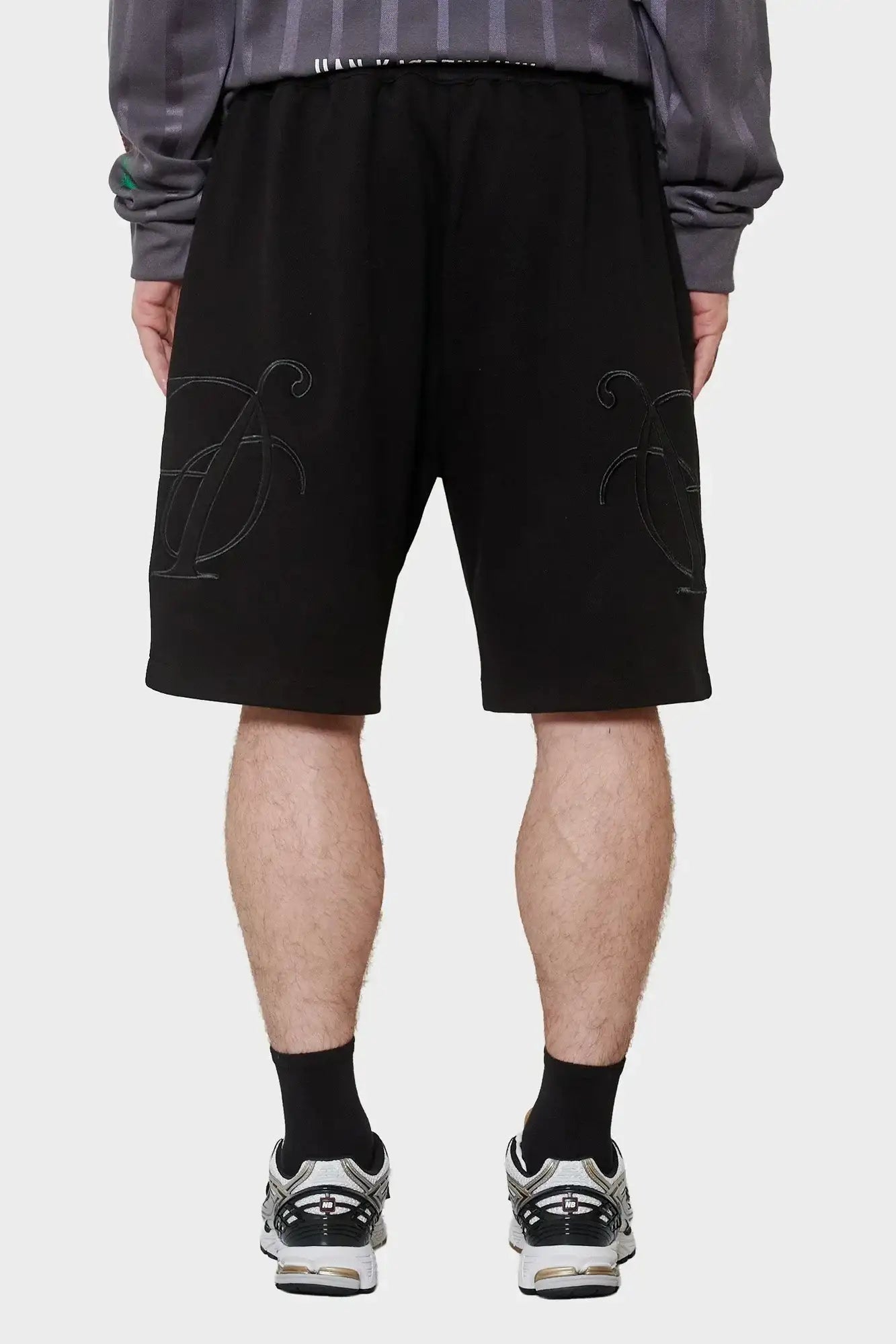 meskie#@Szorty MONOGRAM FIT czarny