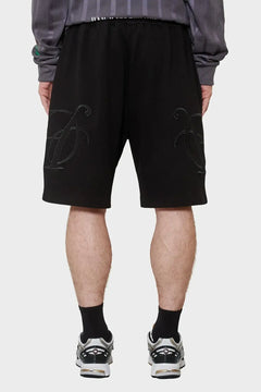 Szorty MONOGRAM FIT czarny