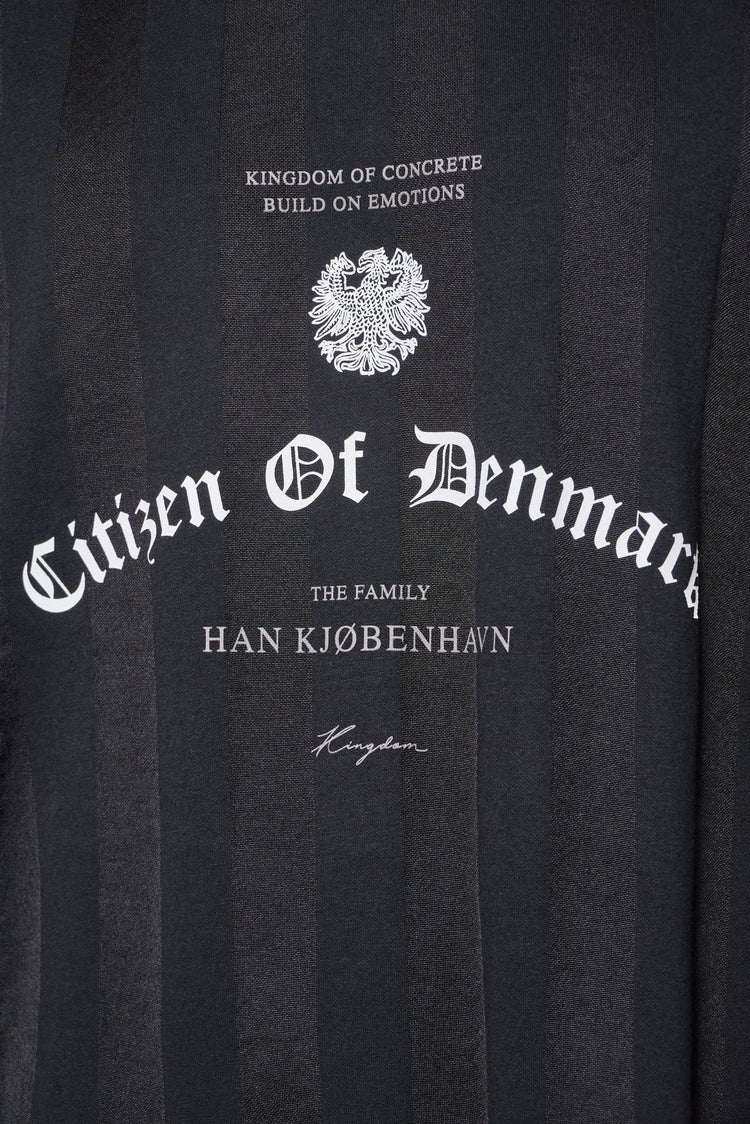 FOOTBALL JERSEY TEE black