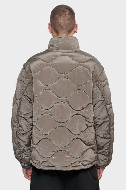meskie#@Kurtka DETACHABLE JACKET brązowa