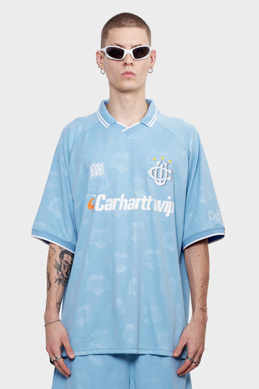 meskie#@Polo HARTT'S FOOTBALL blękitne