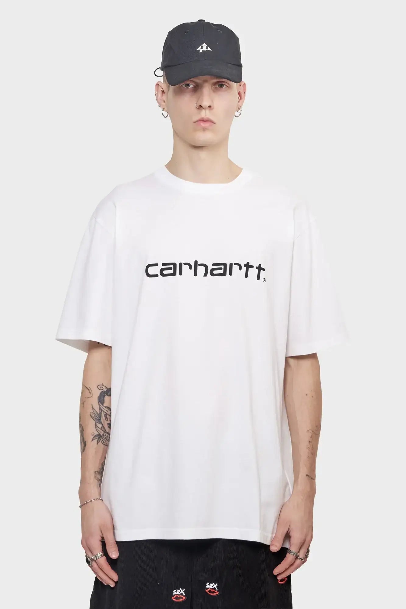 SCRIPT white T-shirt