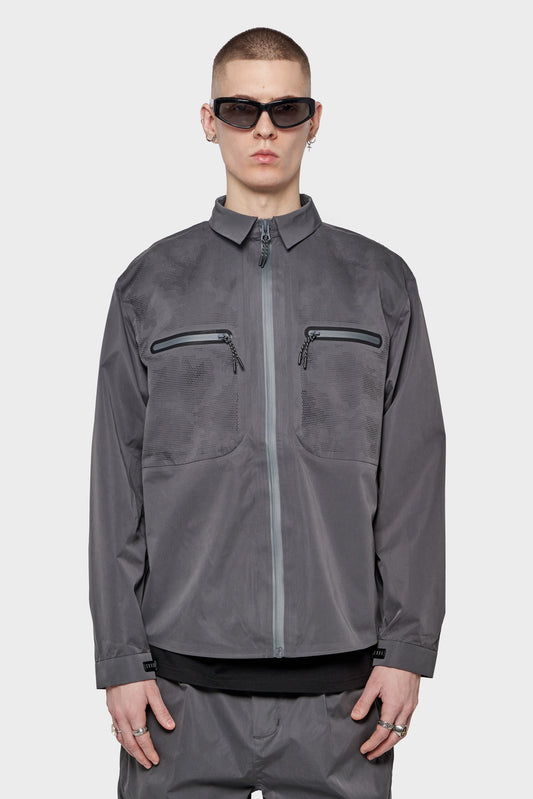 LASER CUT shirt gray