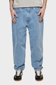 Spodnie COSMOS PANT niebieskie