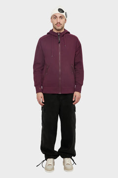 Bluza DIAGONAL RAISED FLEECE fioletowa