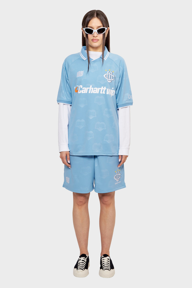 damskie#@Polo HARTT'S FOOTBALL blękitne