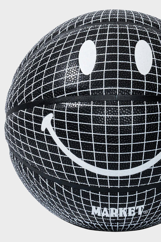 SMILEY GRID BASKETBALL black