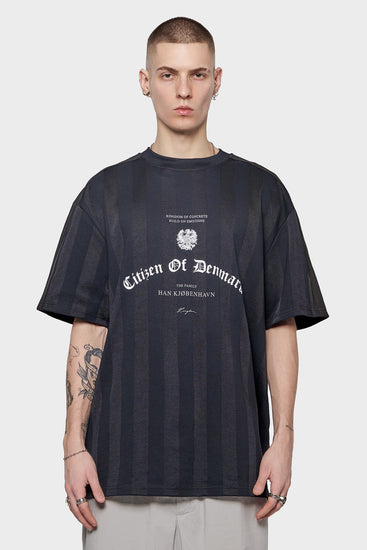 meskie#@Koszulka FOOTBALL JERSEY TEE czarna
