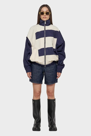 Kurtka TRACKSUIT JACKET Biało-granatowa