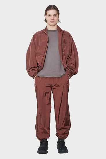 meskie#@Spodnie TRACK TROUSERS bordowe