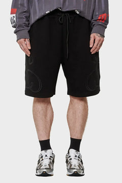 Szorty MONOGRAM FIT czarny