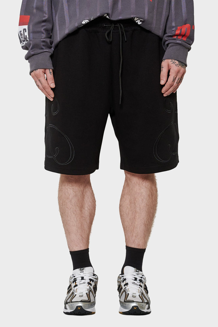 meskie#@Szorty MONOGRAM FIT czarny