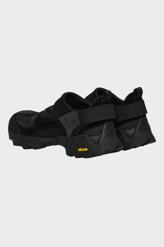 ROZES MEN WOVEN black sandals