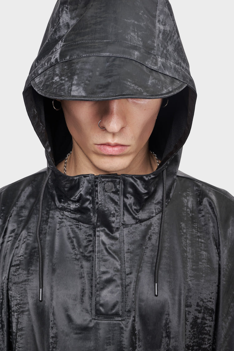 Poncho Cape W3 czarne