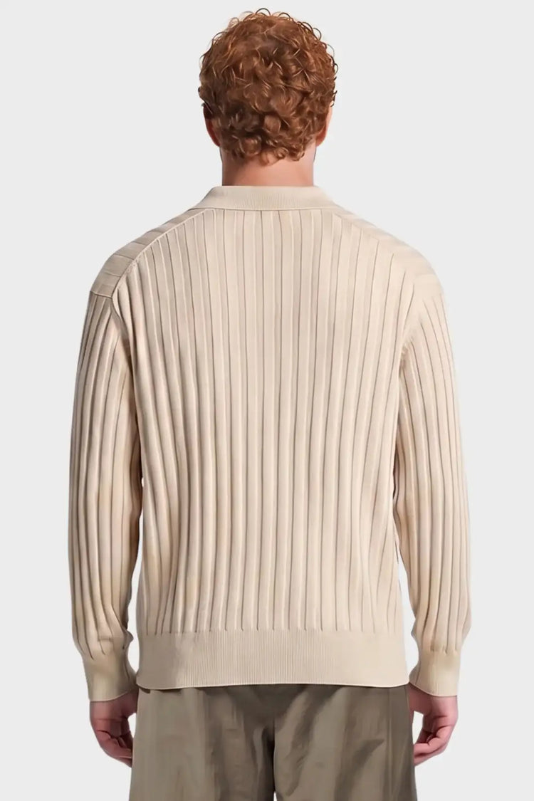 Polo BASE COTTON LINEN POLO cream