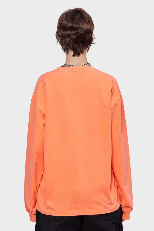 damskie#@Longsleeve TEMPLE FLUORO pomarańczowy