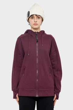 Bluza DIAGONAL RAISED FLEECE fioletowa