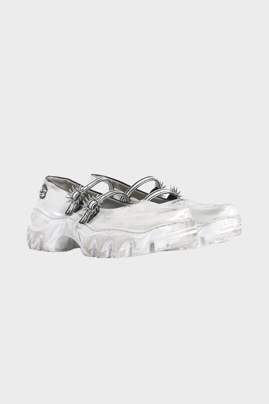 LOW TOP MJ white sandals