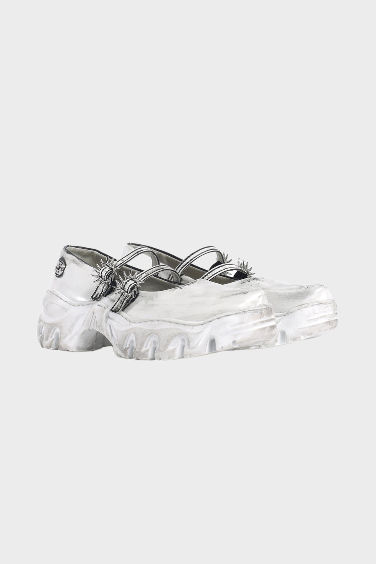 LOW TOP MJ white sandals