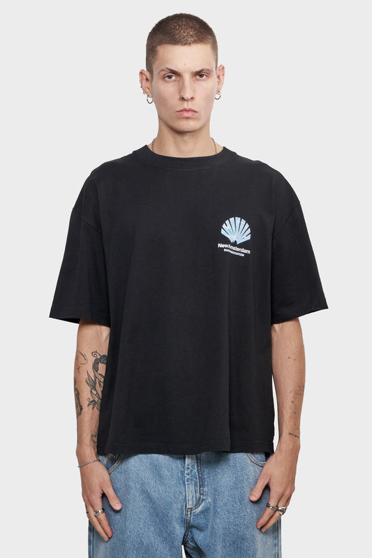 meskie#@Koszulka LINE UP TEE czarna