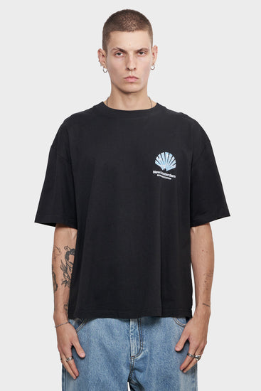 meskie#@Koszulka LINE UP TEE czarna