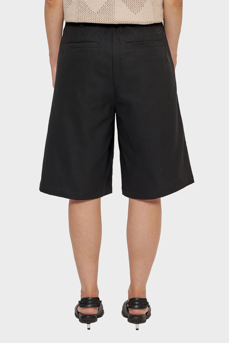 damskie#@Szorty WIDE-LEG SHORTS czarne
