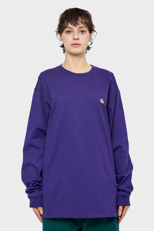 damskie#@Longsleeve CHASE fioletowy