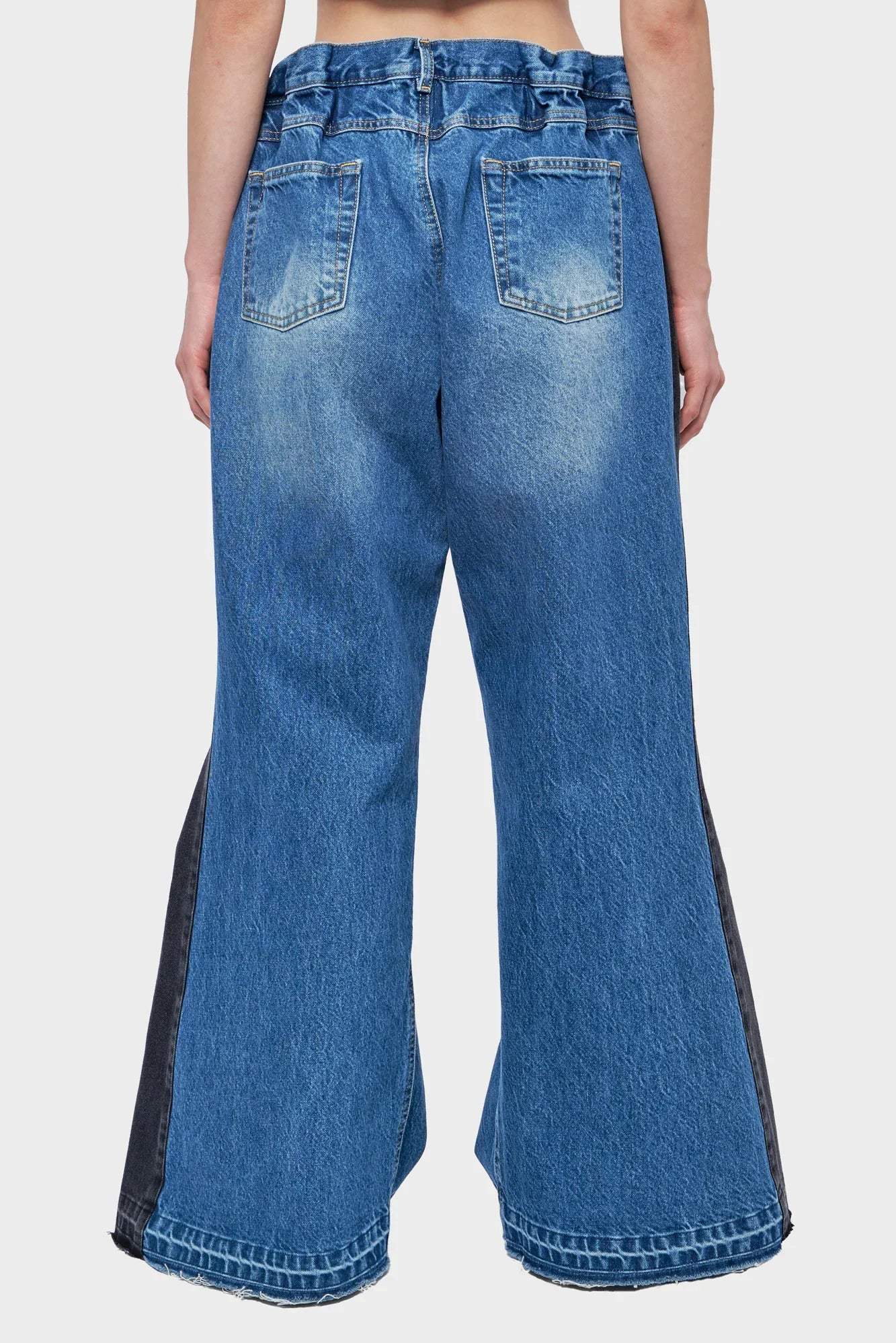 BAGGY JEANS trousers blue/black