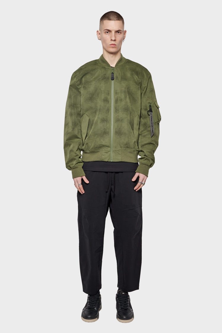 Kurtka LASER CUT FLIGHT JACKET II zielona