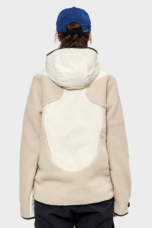 damskie#@Bluza LATITUDE FLEX SHERPA kremowa