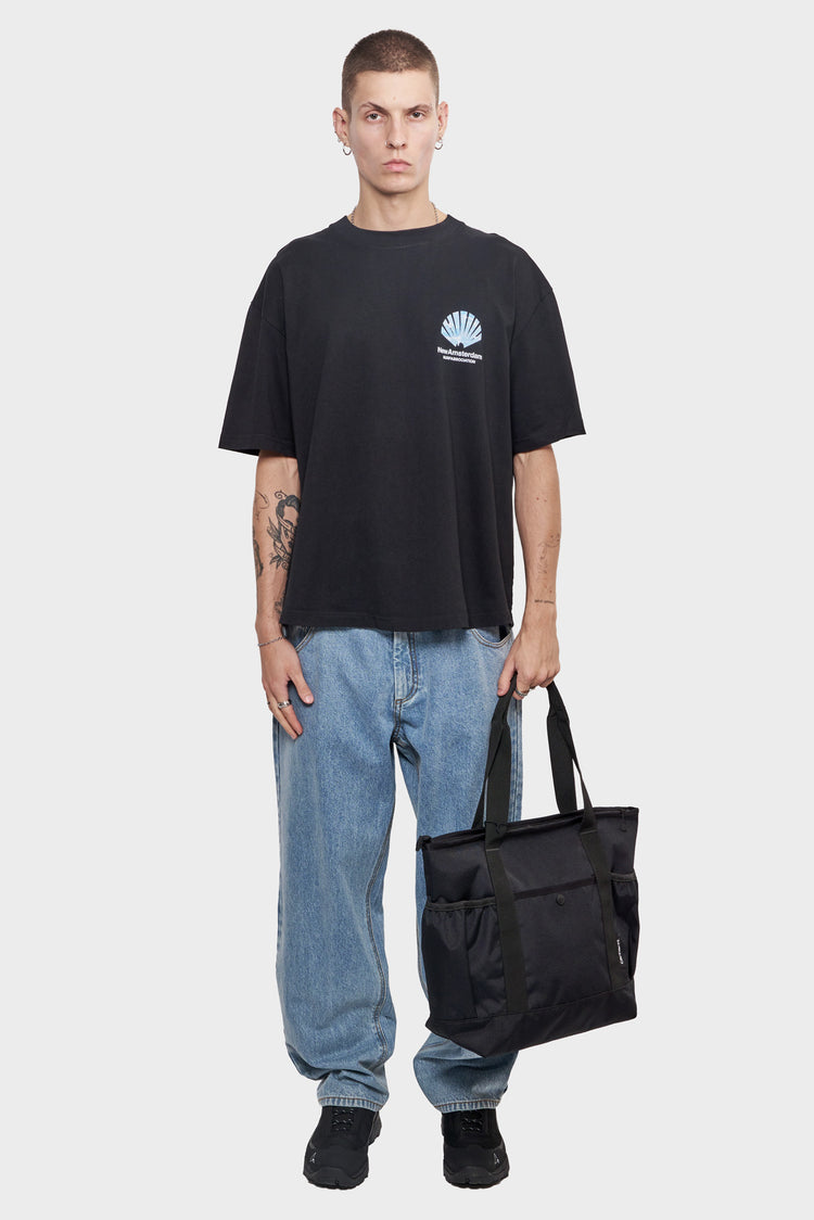 meskie#@Koszulka LINE UP TEE czarna