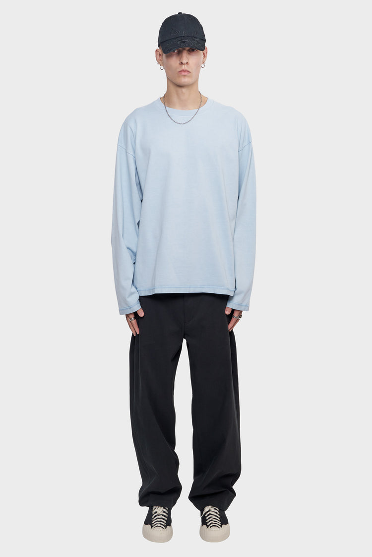 meskie#@Longsleeve LOGO LINE LONGSLEEVE niebieska
