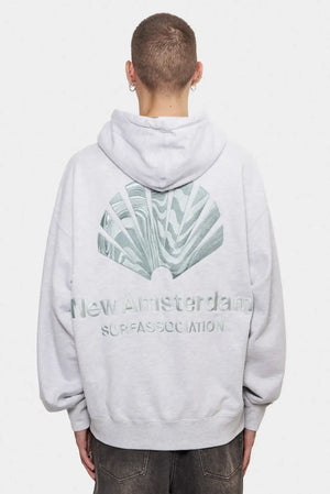 meskie#@Bluza LOGO HOODIE popielaty