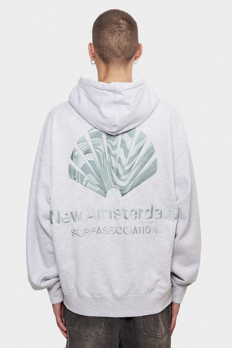 meskie#@Bluza LOGO HOODIE popielaty
