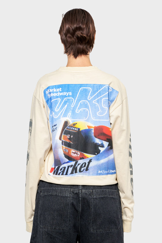 damskie#@Longsleeve CORSA beżowy